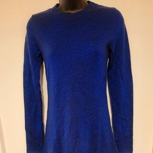 & other stories XS Blue Shimmer Dress